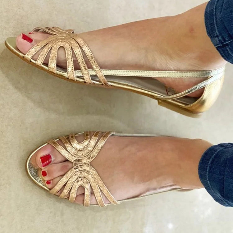 Eleonora | Women Embellished Leather Sandals For Summer Mornings Or Polished Dinners
