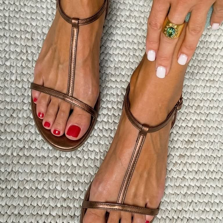 Rosalba | Women Embellished Leather Sandals For Spring Or Summer Days And Evenings
