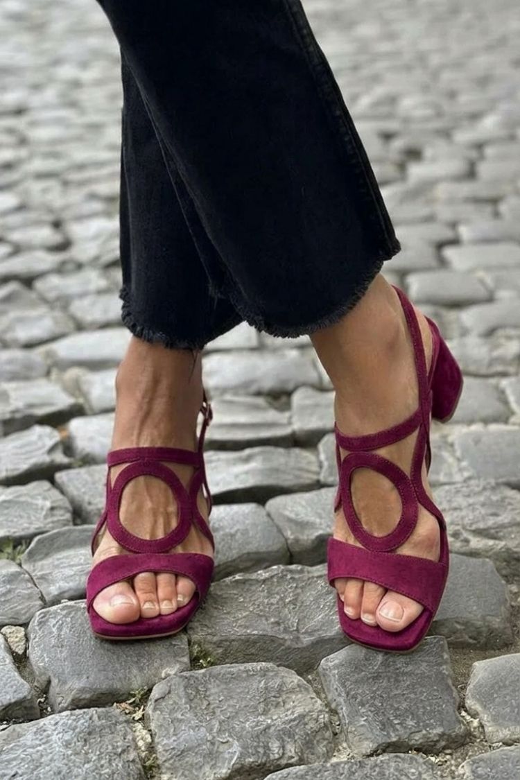 Valentina | Women Leather Summer Sandals For Warm Days City Walks Or Evening Dinners