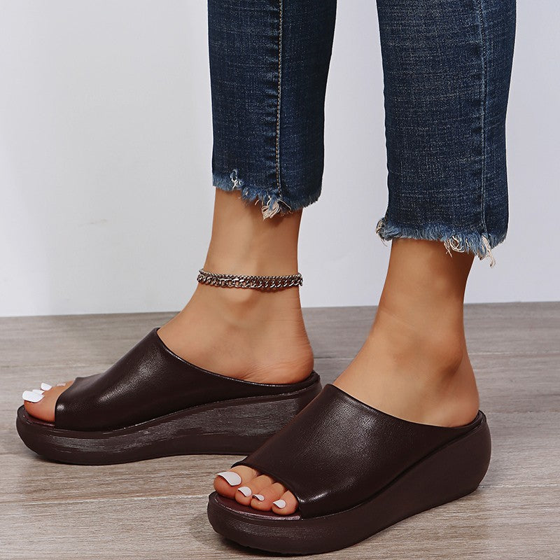 Elisa | Women Slip On Support Sandals With Sleek Design For Daily Wear Or Polished Outings
