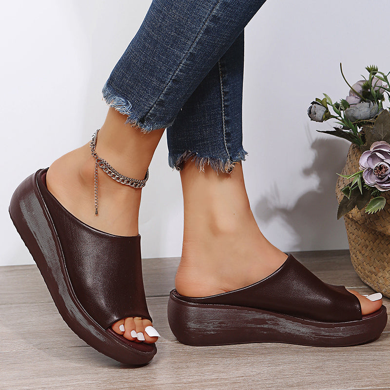Elisa | Women Slip On Support Sandals With Sleek Design For Daily Wear Or Polished Outings