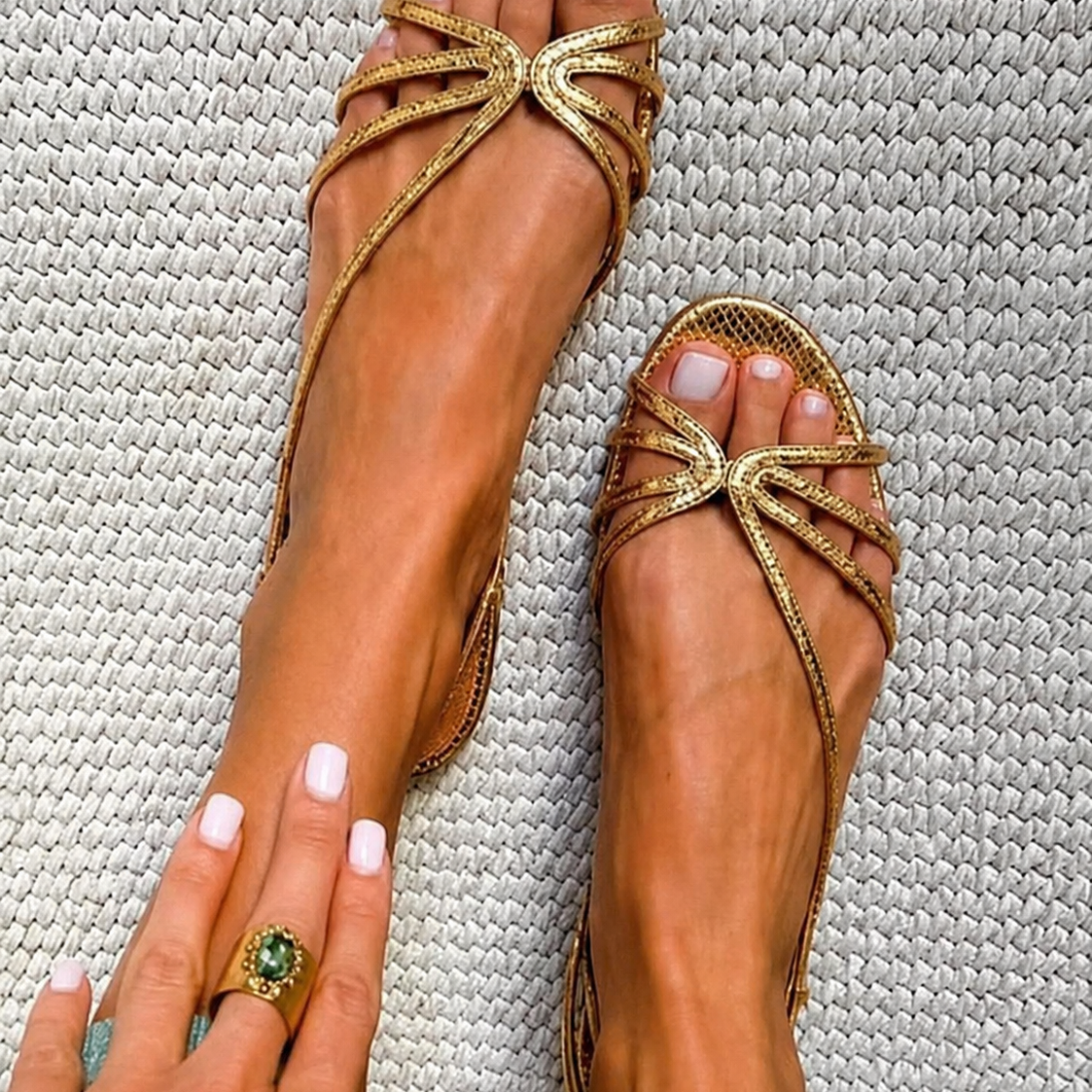 Ginevra | Women Embellished Leather Sandals For Summer Occasions Or Evening Wear