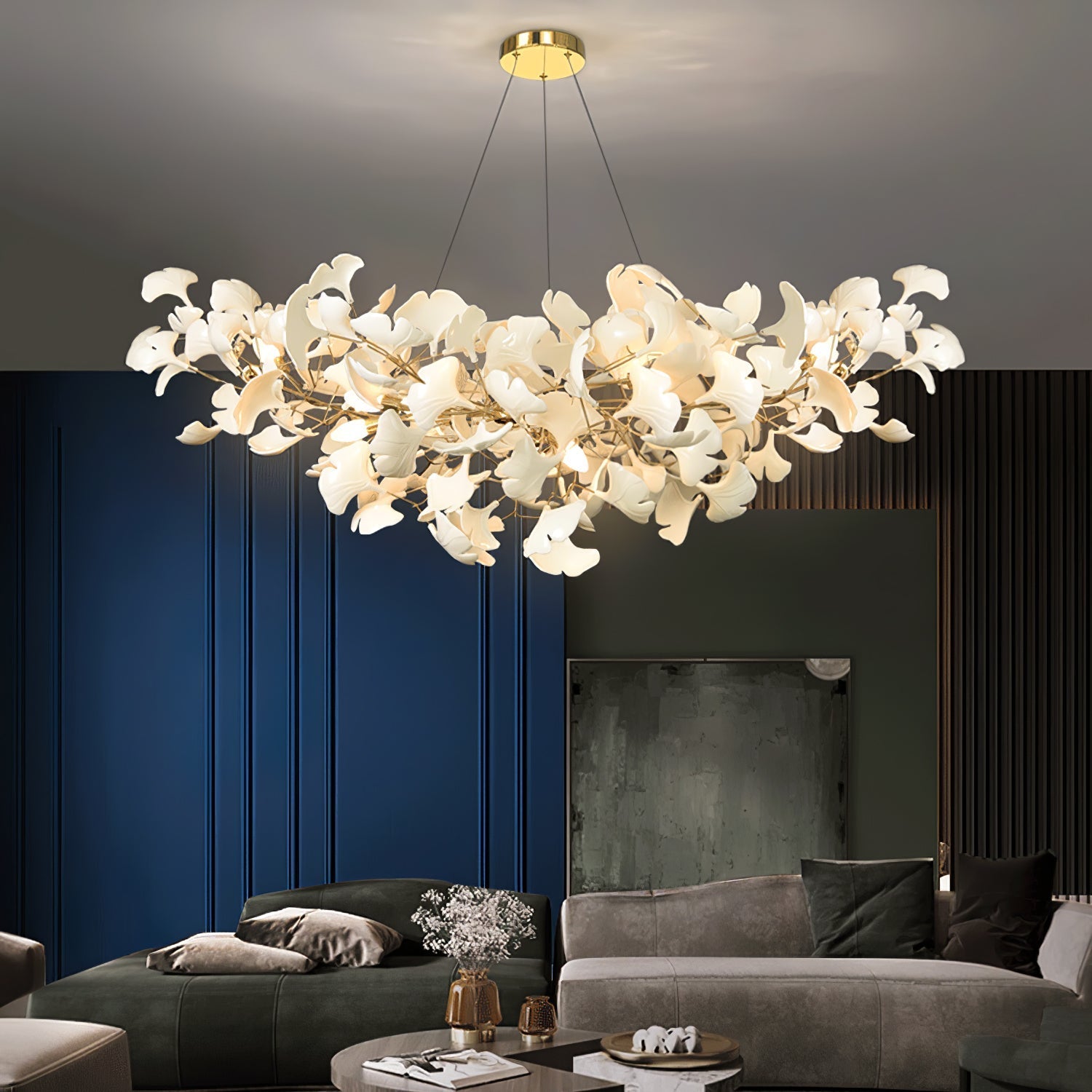 Horizon Bloom Gingko Chandelier