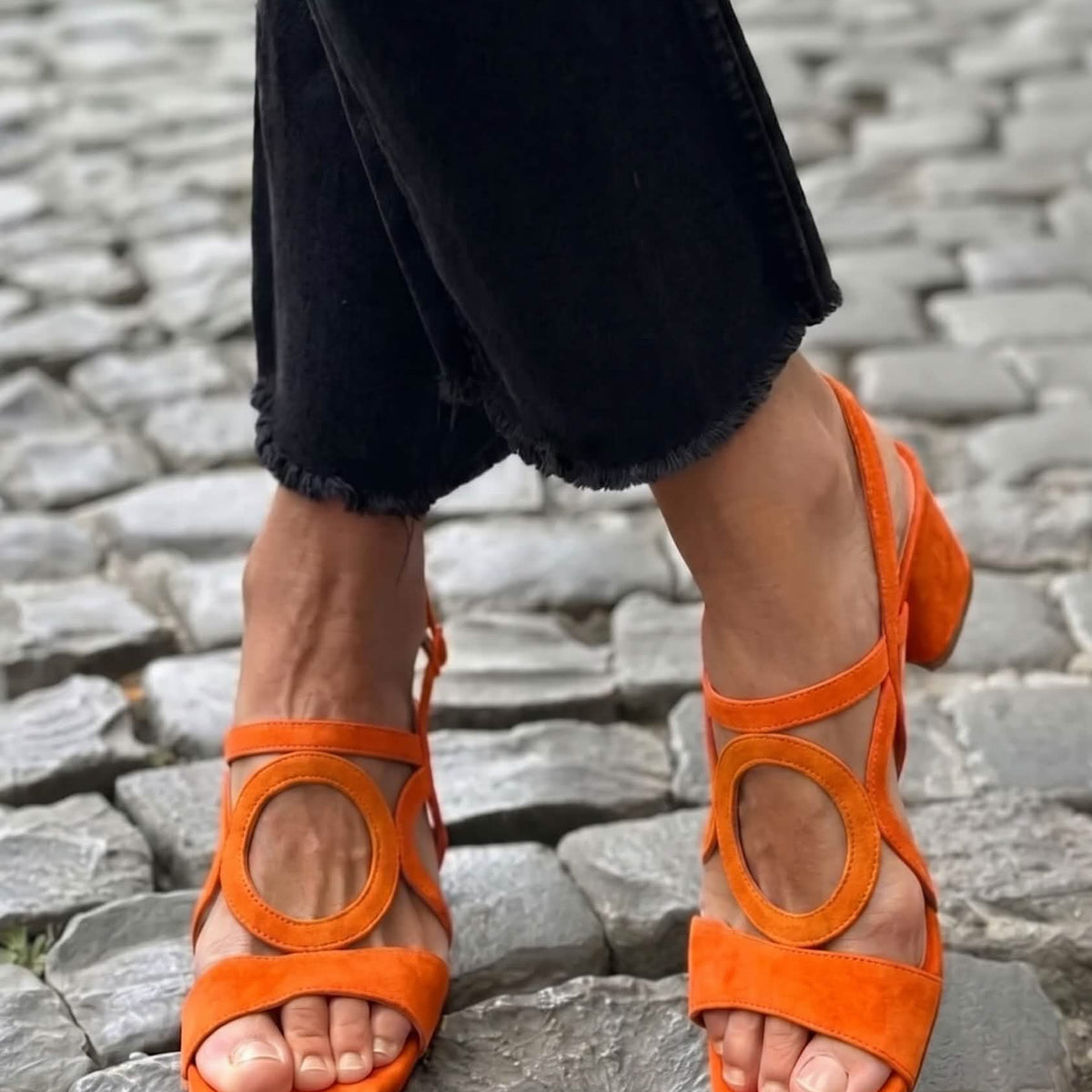 Valentina | Women Leather Summer Sandals For Warm Days City Walks Or Evening Dinners