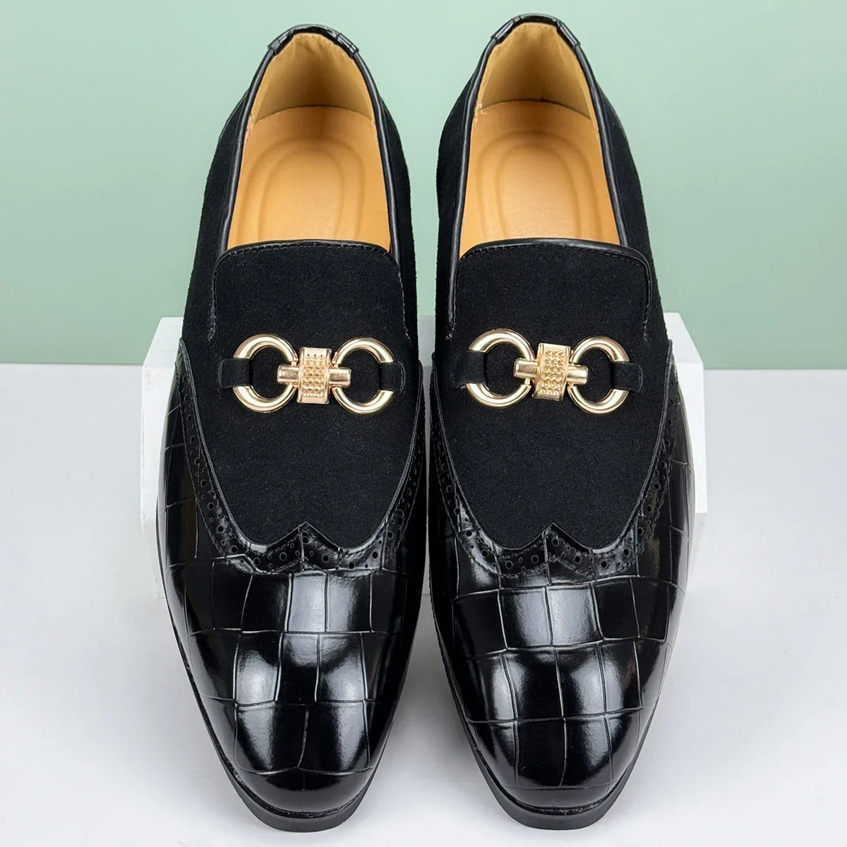 Valerio Leather Loafers - Redwood Main
