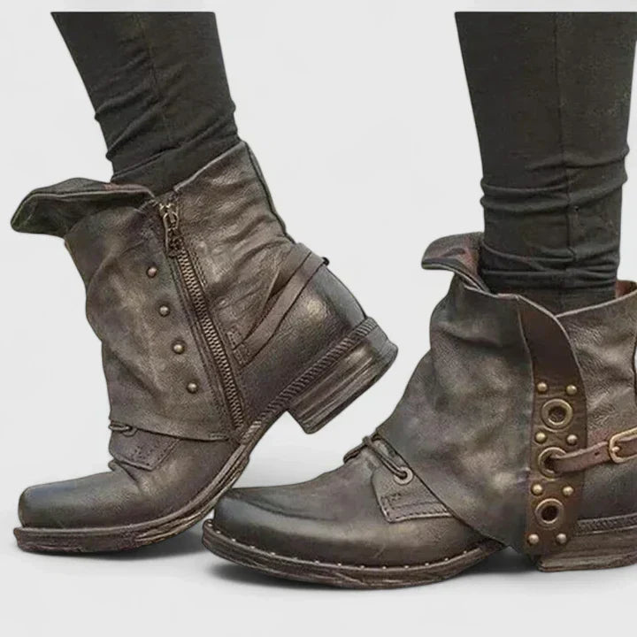 Mayzheen | Women Boots With Arch Support And Slip Resistant Outsole For Autumn Days Or Office Wear