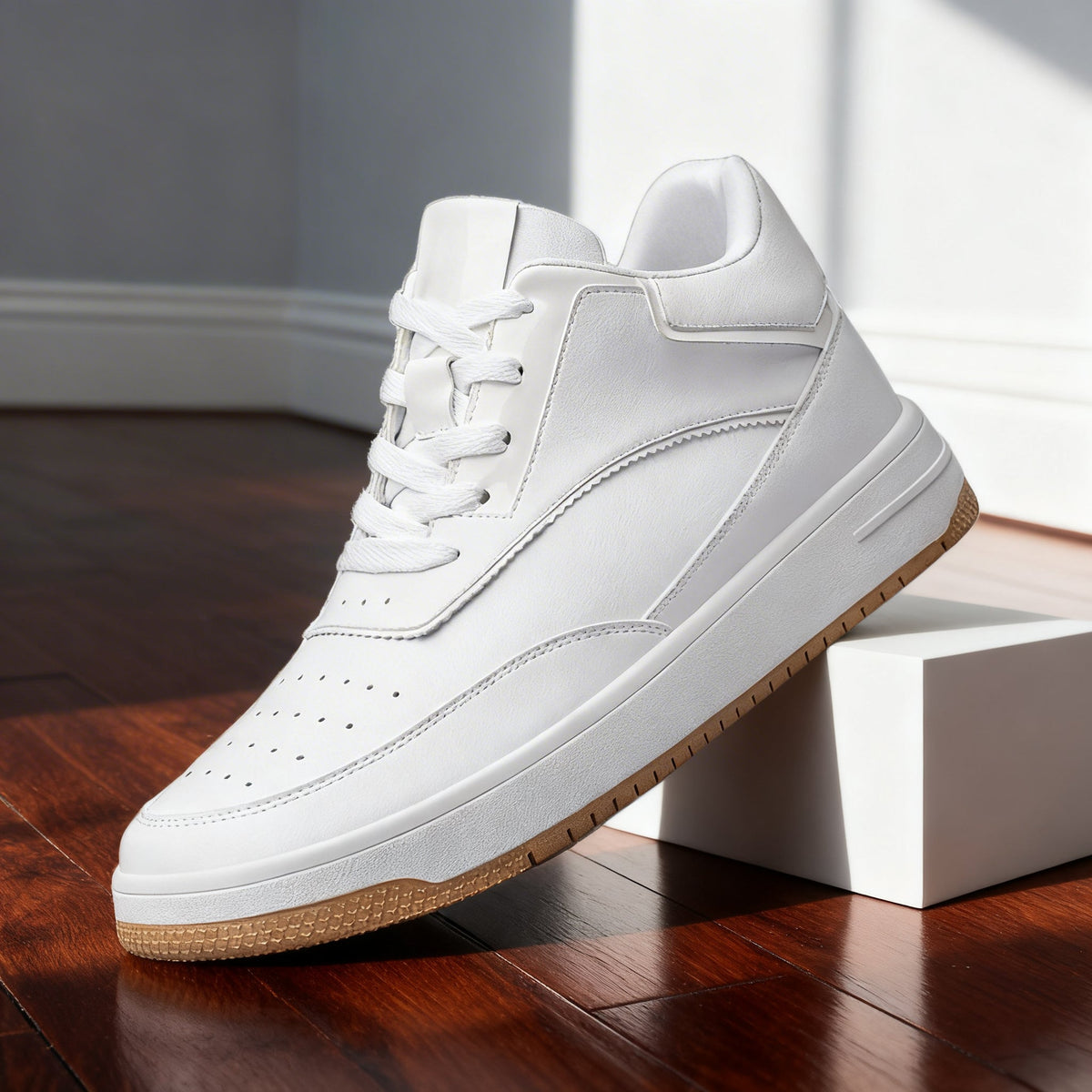 Desmond | Men Sneakers With Smooth Rich Upper Padded Collar Cushioned Insole And Sturdy Outsole For Daily Wear