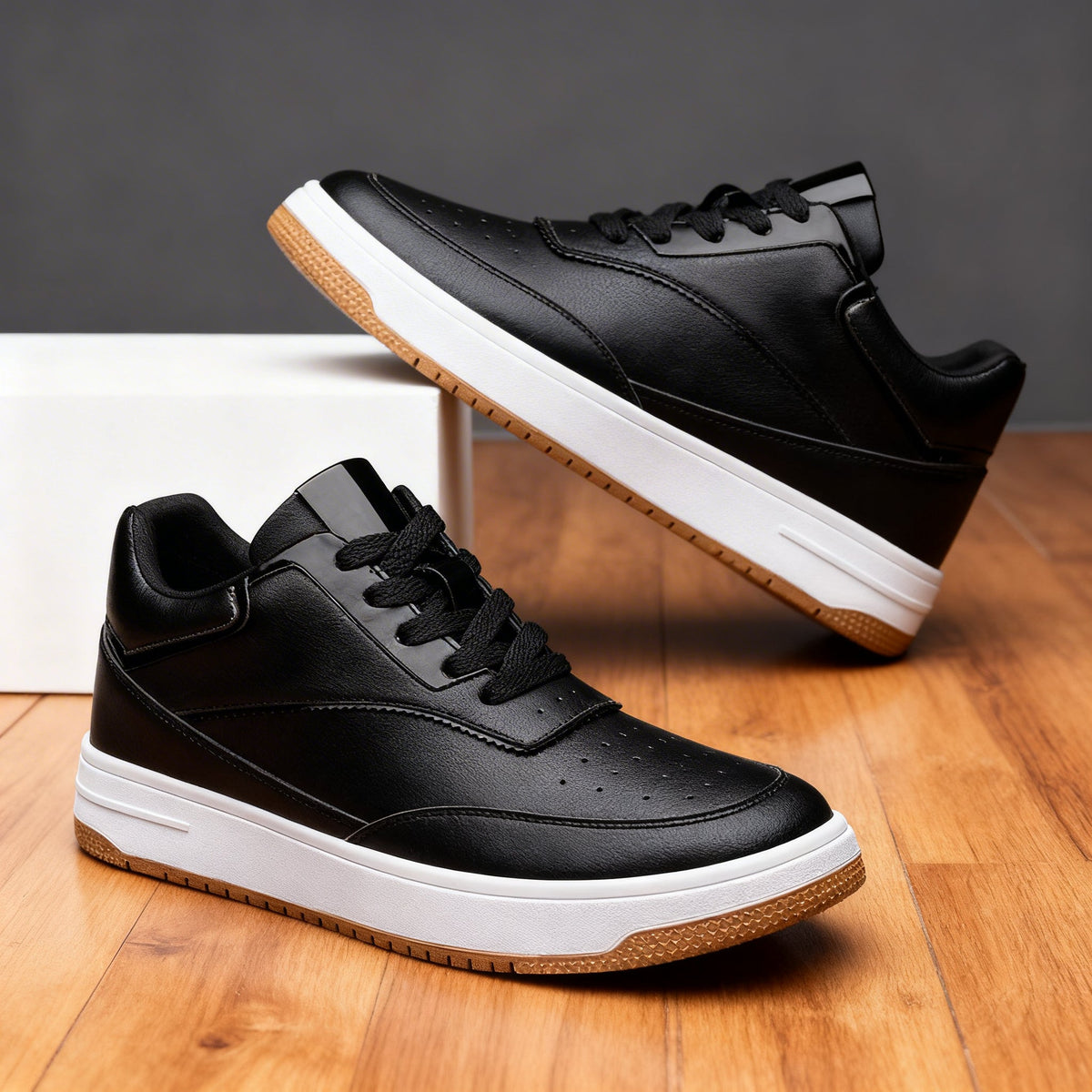 Desmond | Men Sneakers With Smooth Rich Upper Padded Collar Cushioned Insole And Sturdy Outsole For Daily Wear