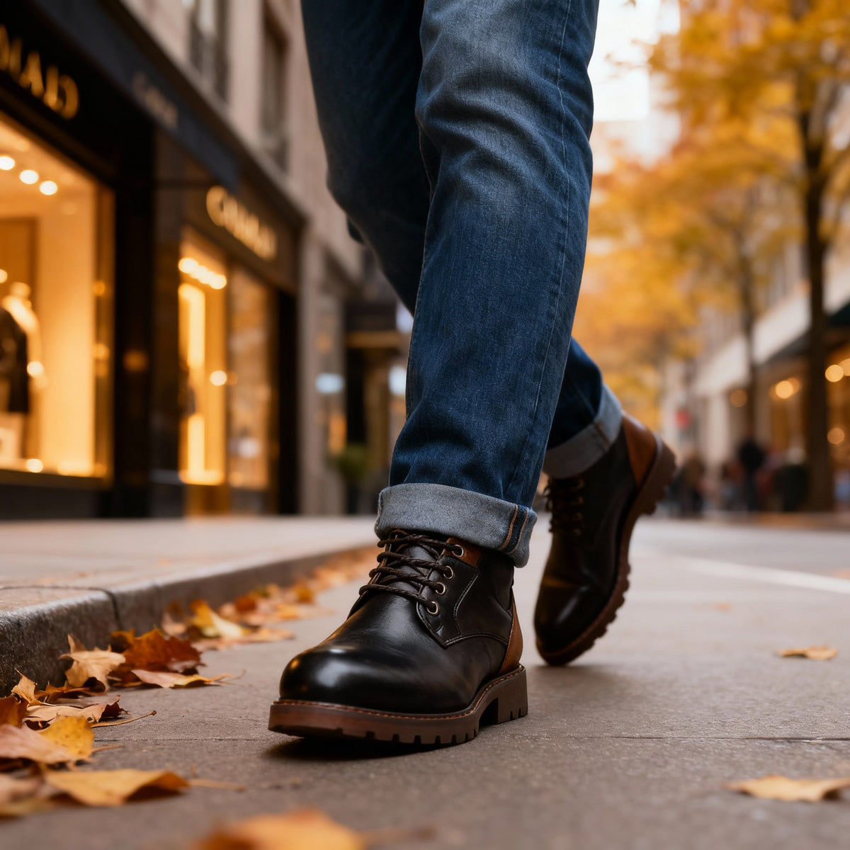Bronco | Men Low Cut Chukka Boots With Reinforced Panels Sturdy Heel Frame And Cushioned Sole For Work Or Weather