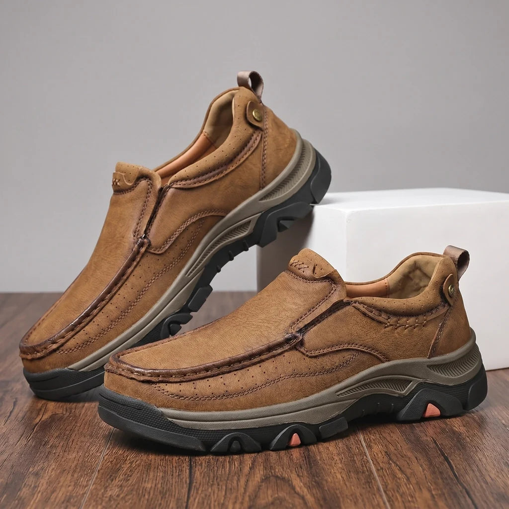 Diego Chunky Loafers - Color:Tan;Size:41