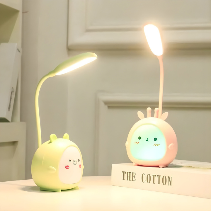 Gentle LED Reading Lamp with Flexible Neck and USB Connection