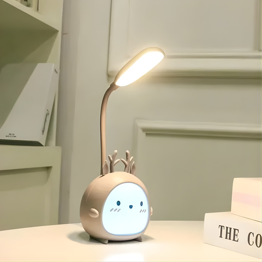 Gentle LED Reading Lamp with Flexible Neck and USB Connection