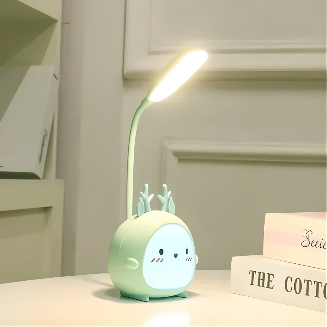 Gentle LED Reading Lamp with Flexible Neck and USB Connection