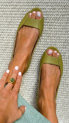 Adelina | Women Embellished Leather Sandals For Summer Days Or Special Occasions