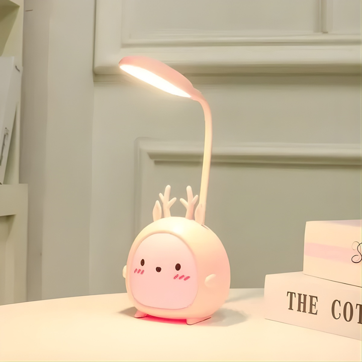 Gentle LED Reading Lamp with Flexible Neck and USB Connection