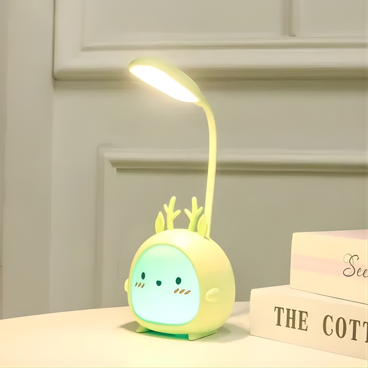 Gentle LED Reading Lamp with Flexible Neck and USB Connection