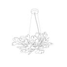 Horizon Bloom Gingko Chandelier