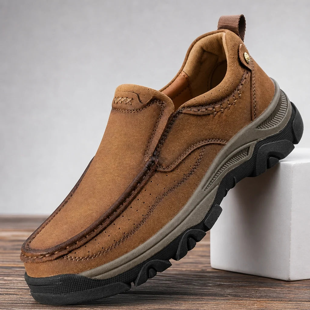Tan Lindley Chunky Sole Loafers 1