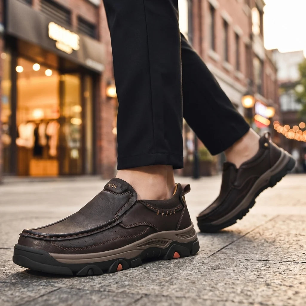 Dark Brown Lindley Chunky Sole Loafers 3
