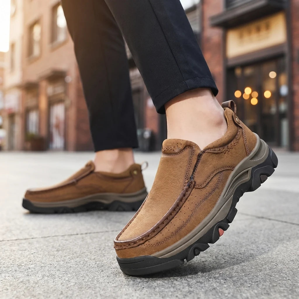 Tan Lindley Chunky Sole Loafers 2