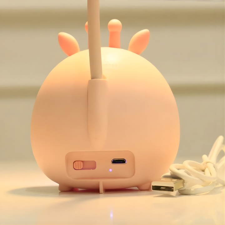 Gentle LED Reading Lamp with Flexible Neck and USB Connection