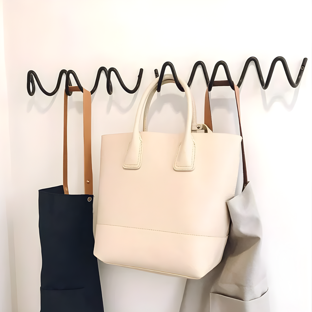Lina - Minimalist Wall Coat Rack with Modern Metal Design