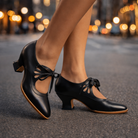 Camille Leather Lace Heels