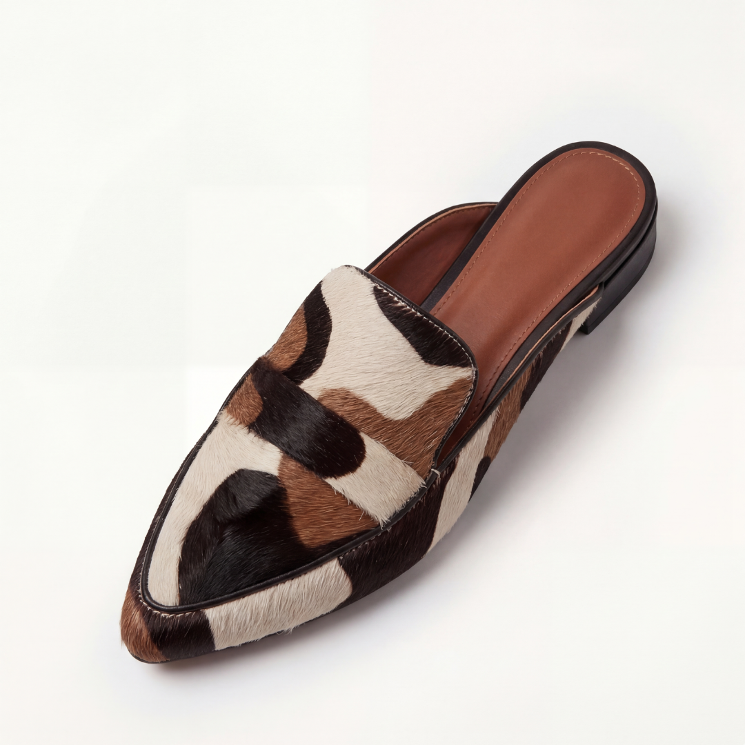 Belmonte | Women Moccasin Loafers With Abstract Print For City Days And Everyday Wear