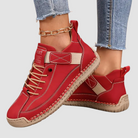 Saela | Women Slip On Sneakers With Wide Toe Box Elastic Side Panels And Supportive Sole For Summer Days