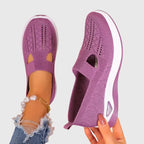 Lora | Women Slip Resistant Walking Shoes With Rubber Sole