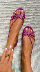 Ginevra | Women Embellished Leather Sandals For Summer Occasions Or Evening Wear