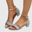 Alison | Women Heeled Sandals With Adjustable Closure And Shaped Insole For Summer Occasions Or Everyday Wear