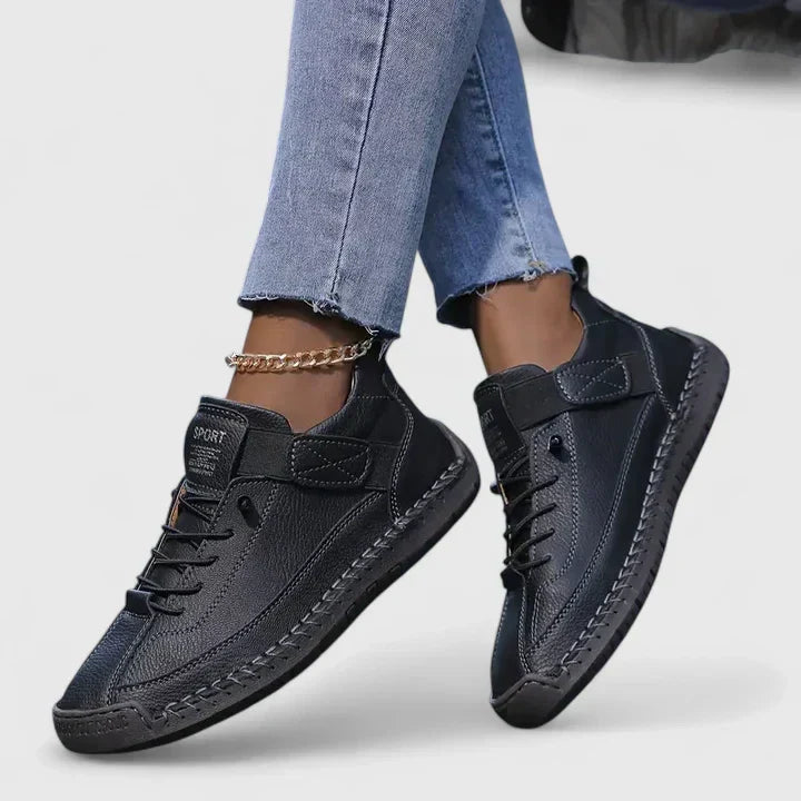 Kymberleigh | Women Slip On Sneakers With Slow Rebound EVA Sole Roomy Toe Box Arch Support And Elastic Panels
