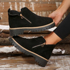 Raely | Women Boots With Side Zipper Arch Support Cushioned Insole And Sturdy Outsole For Autumn Or Office