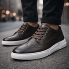 Calver Leather Brogue Sneakers