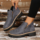 Raely | Women Boots With Side Zipper Arch Support Cushioned Insole And Sturdy Outsole For Autumn Or Office