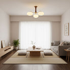 Brass Wooden Persimmon Chandelier