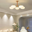 Brass Wooden Persimmon Chandelier