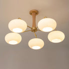 Brass Wooden Persimmon Chandelier
