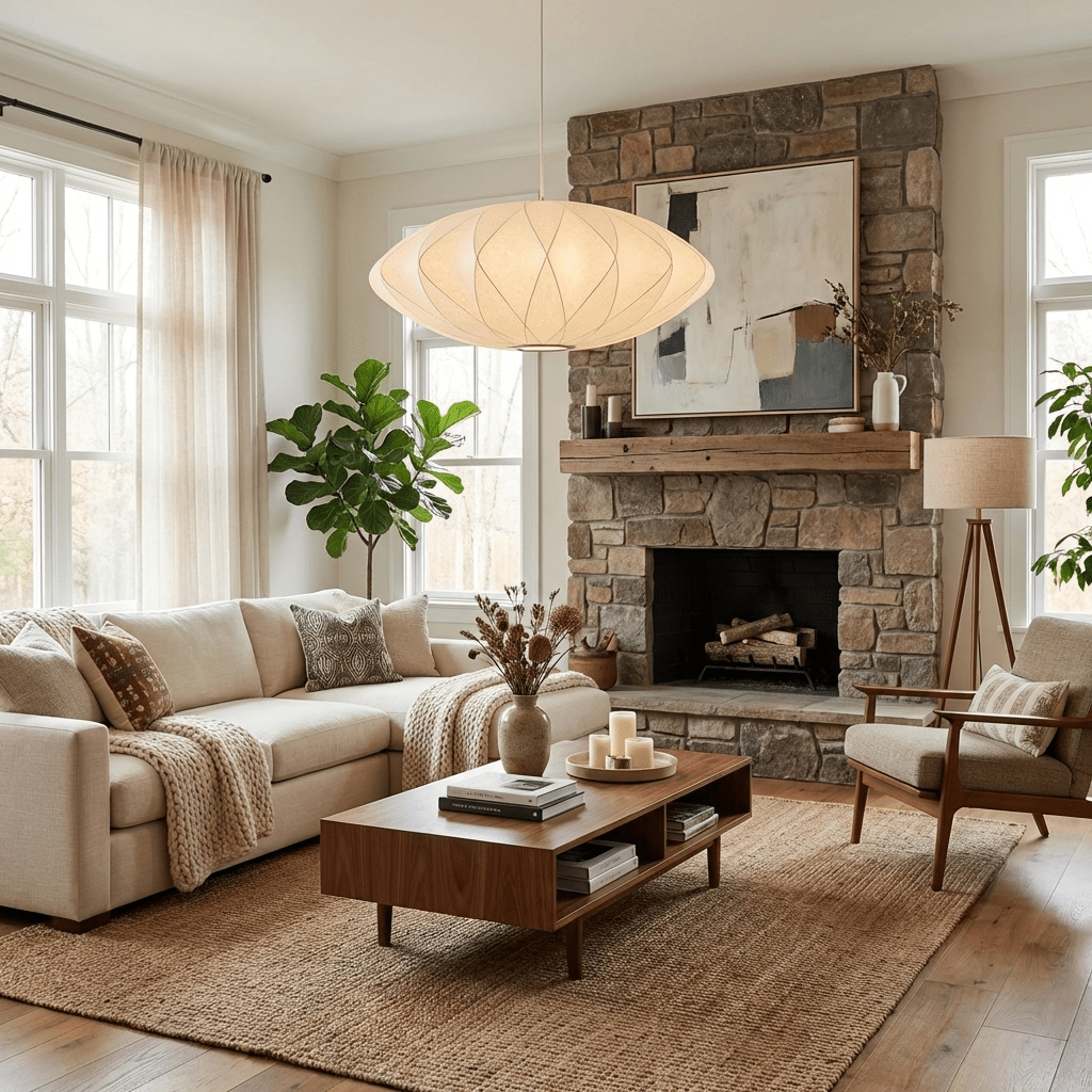 Crisscross Bubble Pendant Light