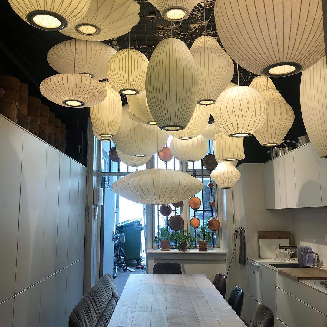 Crisscross Bubble Pendant Light