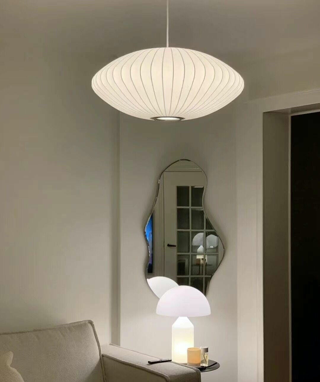 Crisscross Bubble Pendant Light