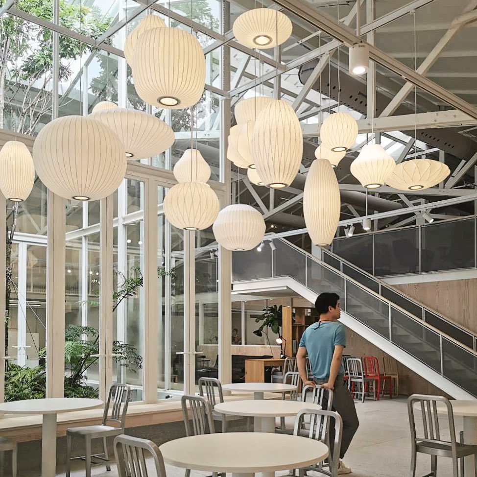 Crisscross Bubble Pendant Light