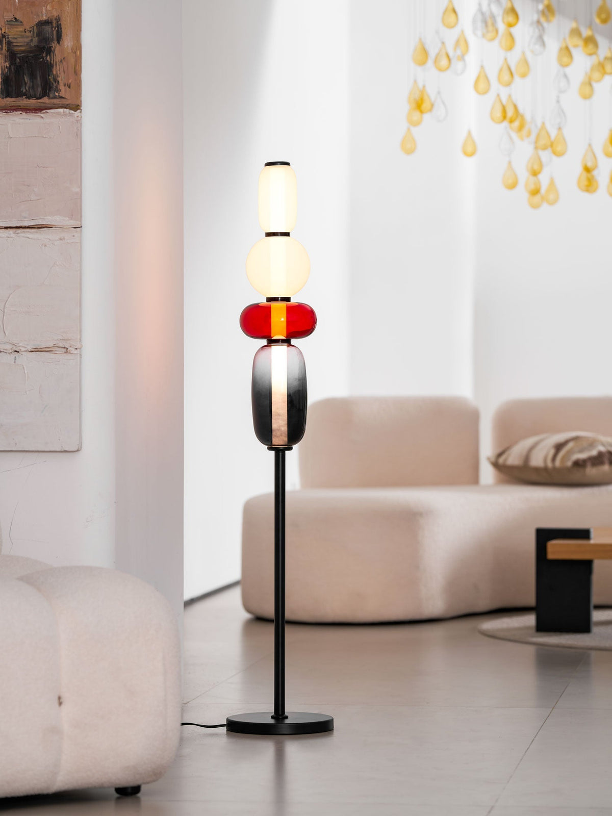 Candied Glass Floor Light