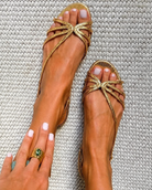 Ginevra | Women Embellished Leather Sandals For Summer Occasions Or Evening Wear