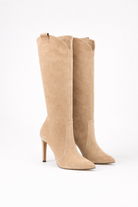 Vivienne | Women Knee High Heeled Boots