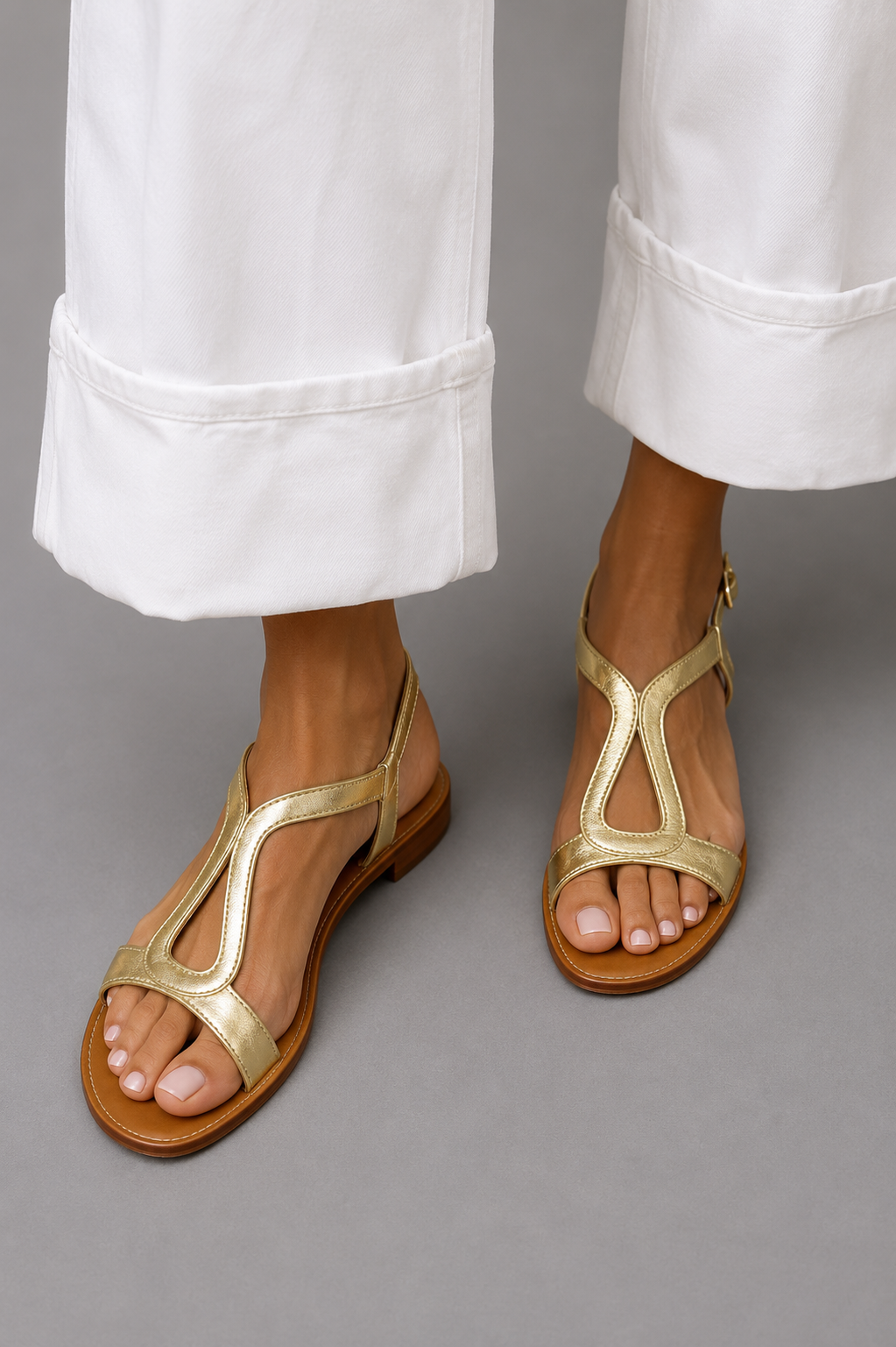 Ludovica | Women Leather Summer Sandals With Considered Design For Warm Days Or Evening Outings