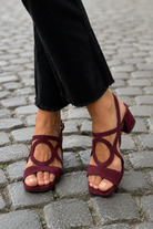 Valentina | Women Leather Summer Sandals For Warm Days City Walks Or Evening Dinners