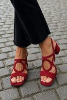 Valentina | Women Leather Summer Sandals For Warm Days City Walks Or Evening Dinners