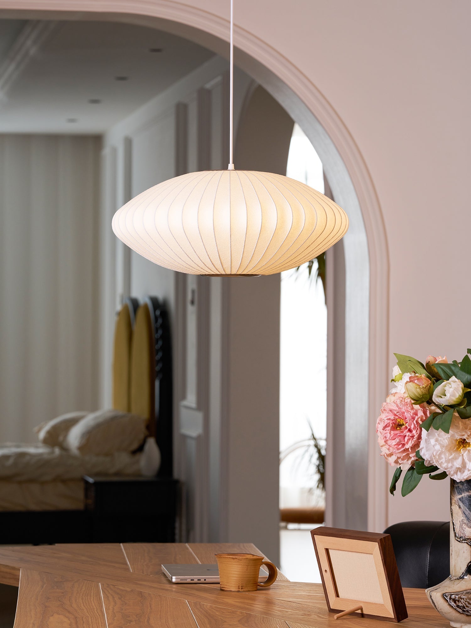 Crisscross Bubble Pendant Light